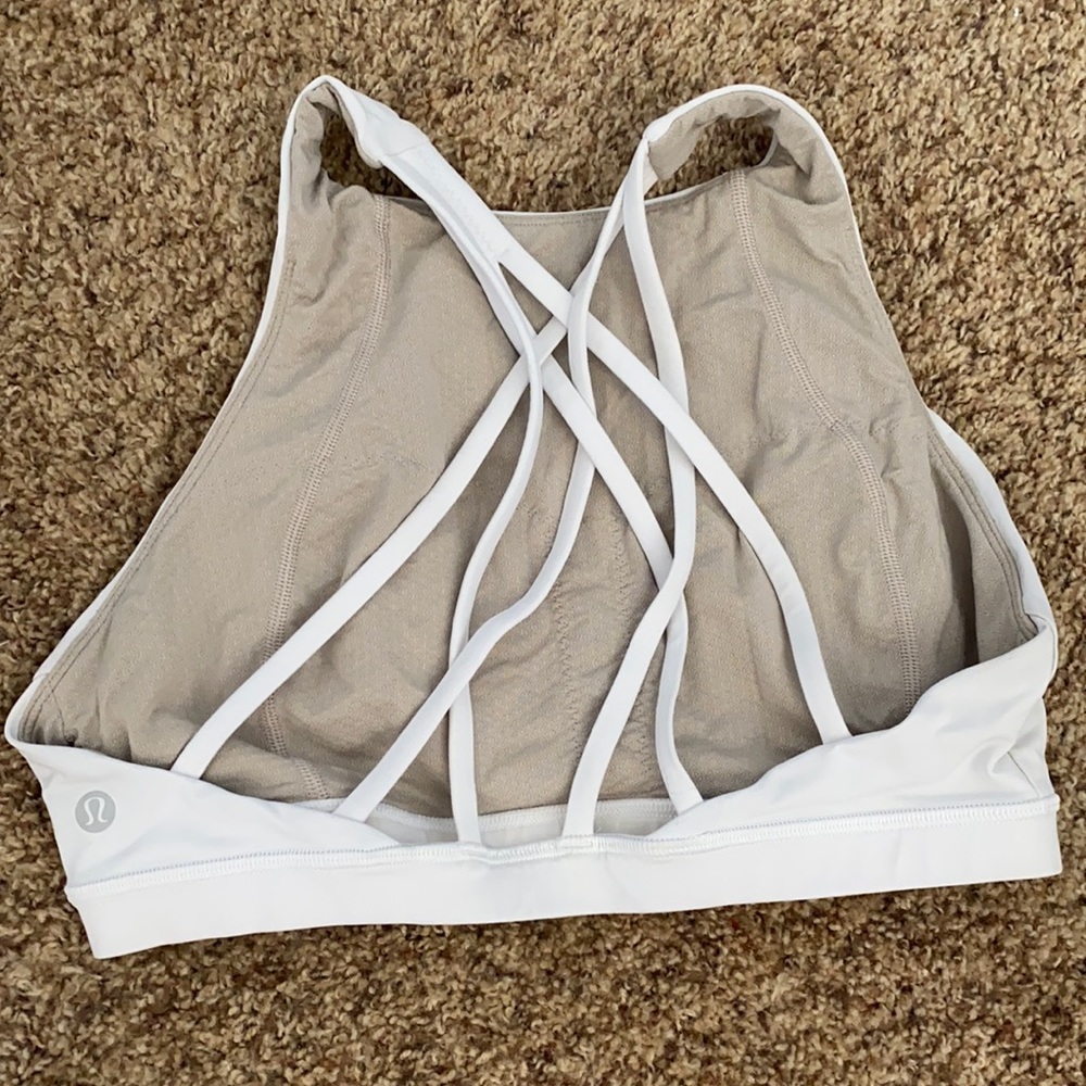 lulu lemon high neck sport bra!